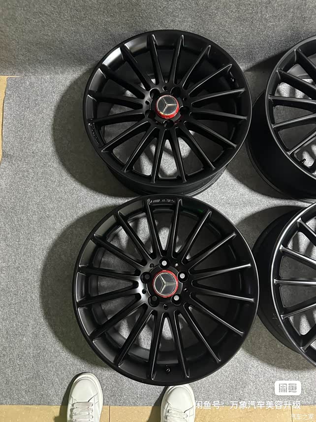 奔驰19寸轮毂a45轮毂amg原厂进口拆车件产地意大利