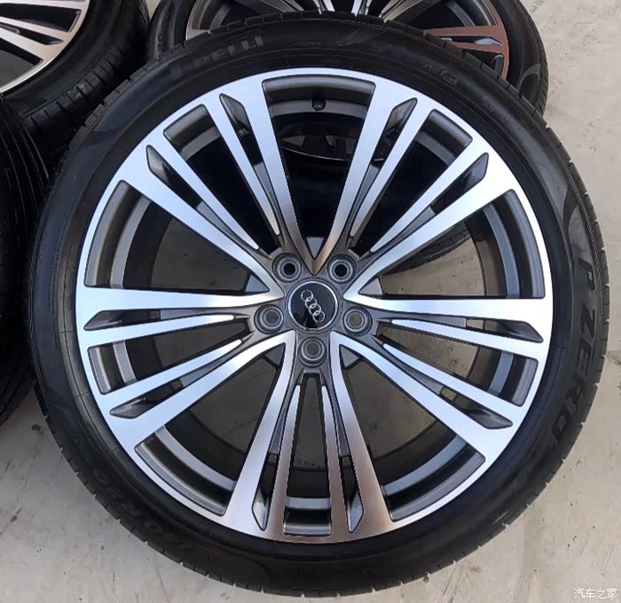 20寸奥迪a6轮毂轮胎一套,喜欢的进