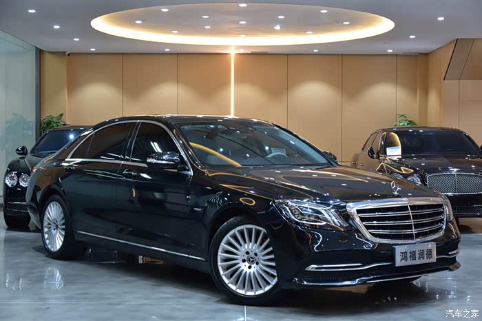 车主实拍19年9月奔驰s320l臻藏版全车原漆济南本地