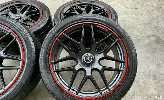 奔驰大g原厂拆车22寸轮毂奔驰g63轮毂带胎一套感兴趣的