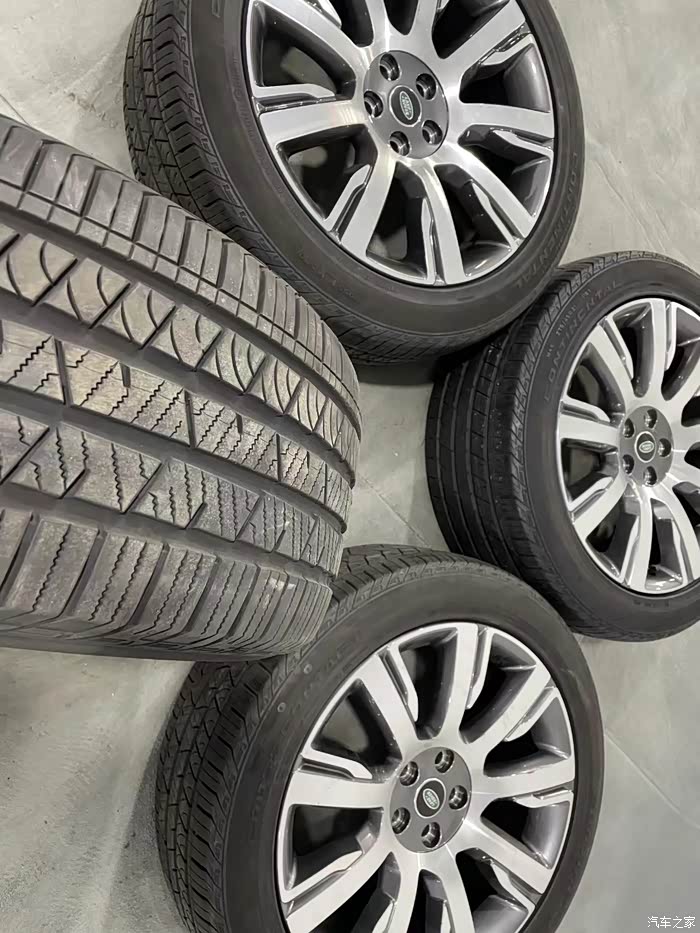 路虎揽胜小刀峰钻石21寸轮胎27545r21九成新需