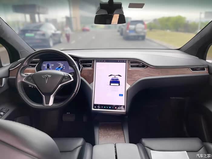 搞定18年modelx100d国标深海蓝车漆黑色内饰