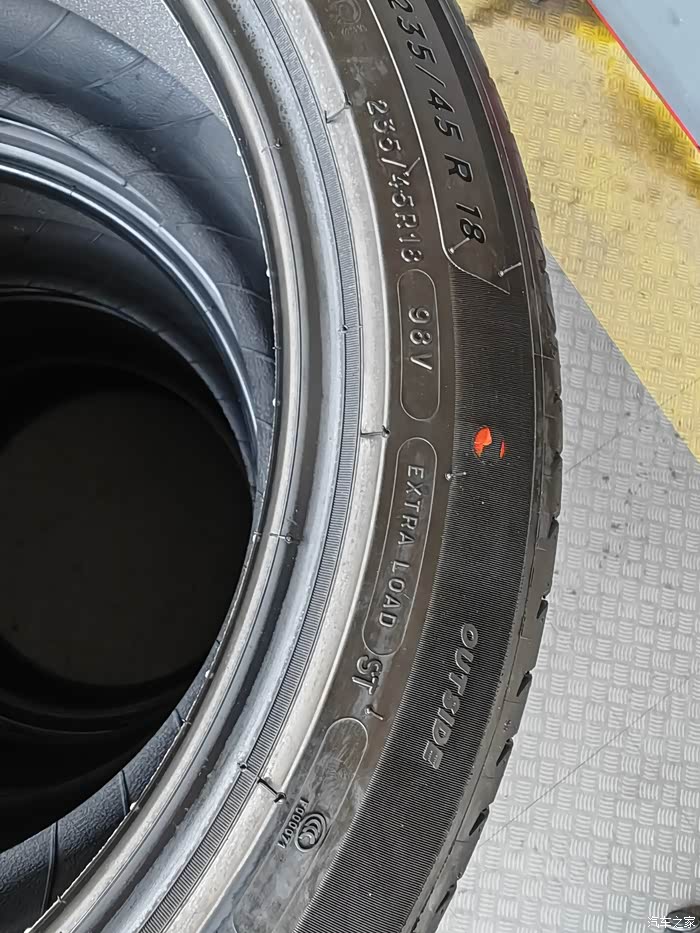 出米其林23545r18四条提车即拆感兴趣的私