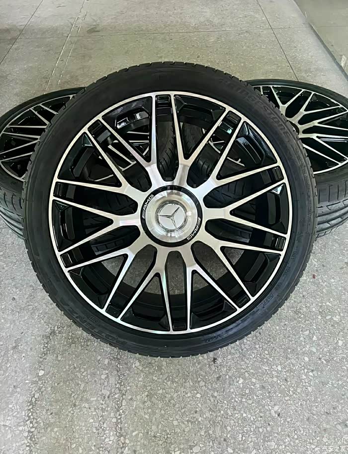 20寸奔驰s63轮毂轮胎精品套件