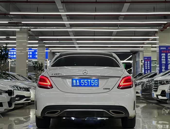 c级论坛>20年奔驰c260l轻混车型济南本地一手车未过户安全行>700_530