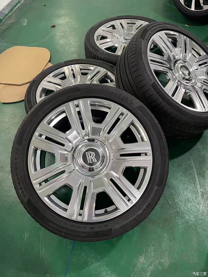22寸劳斯莱斯正品原厂轮毂轮胎4只