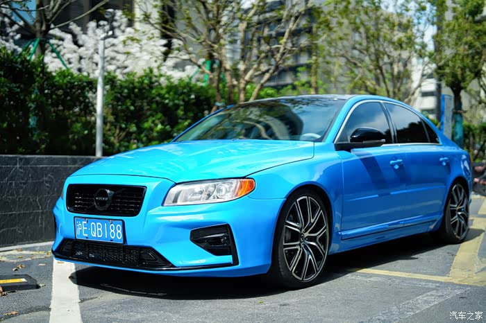 沃尔沃s80lt630前脸改装融合s60运动款下巴和xc