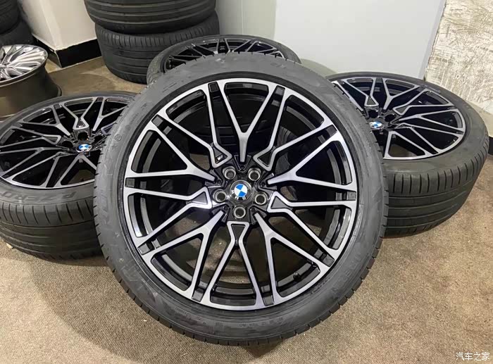 21寸轮毂带胎一套宝马x5轮毂一套