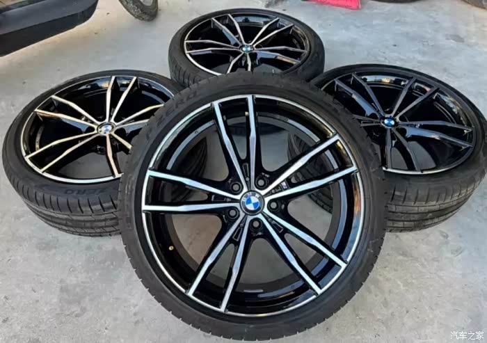 19寸宝马3系791m轮毂带轮胎一套,中意的来