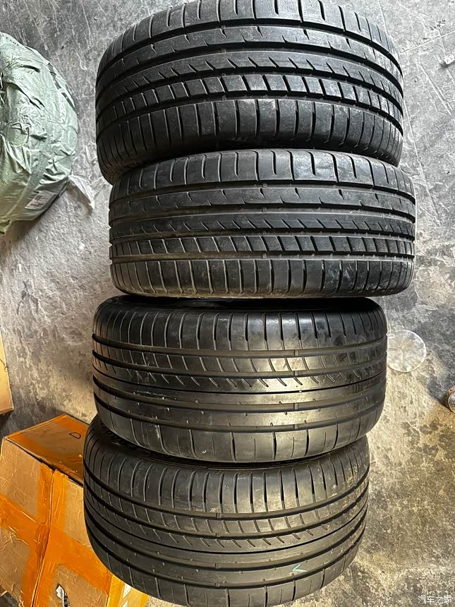 宝马740原厂轮毂带四条固特异f1防爆轮胎9成新