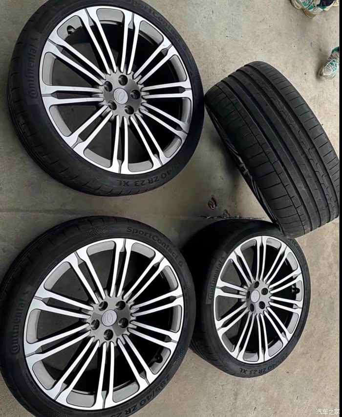 23寸路虎揽胜轮毂一套揽胜原厂一套