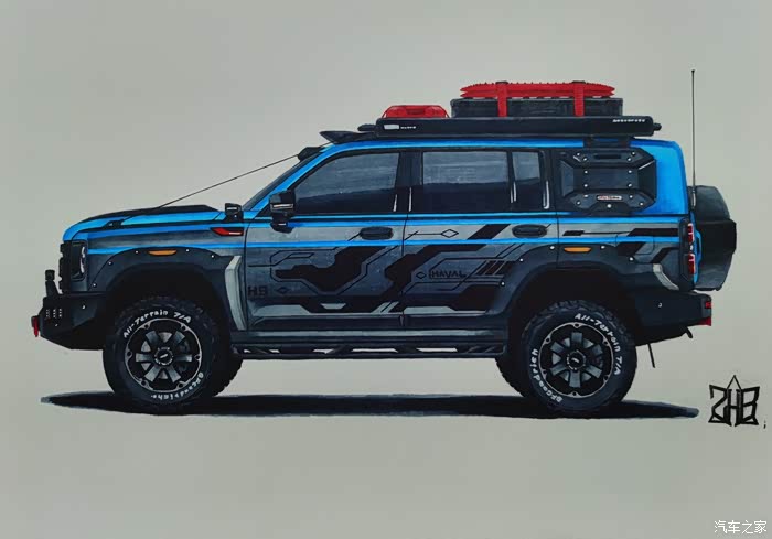 全新一代哈弗h9越野改装