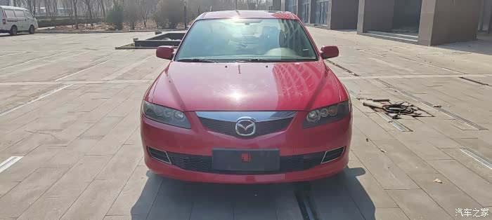家用2009年5月份马自达6红色轿车一辆颜色特别正红一