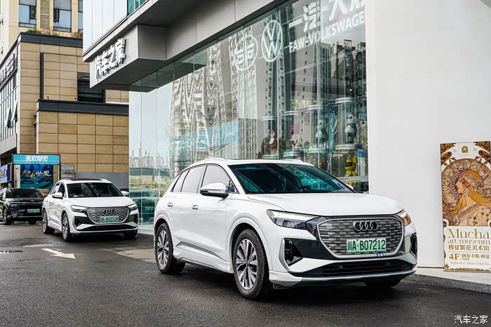 新能源挑战赛买电车最稳的选择成都空间站试驾奥迪q4etron