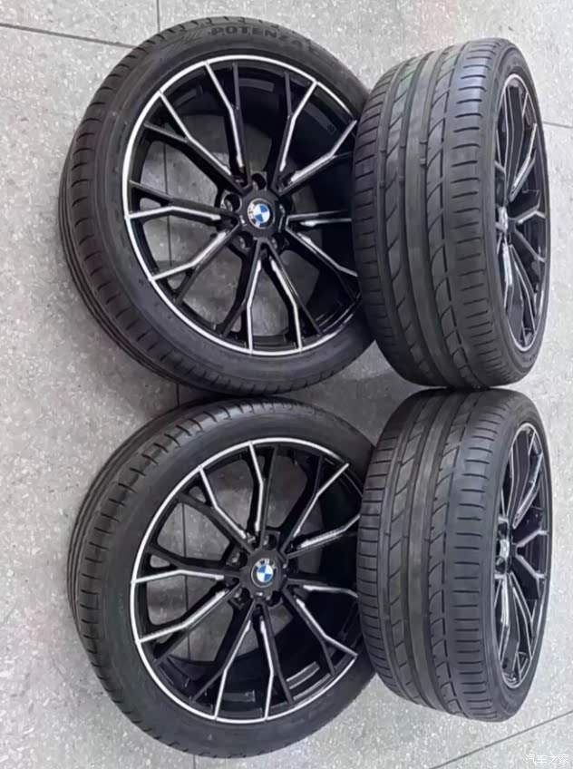 宝马5系20寸轮毂轮胎一套感兴趣的看过来