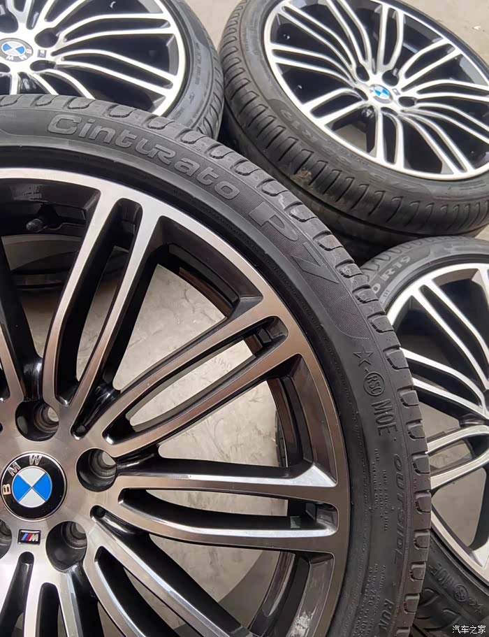 19寸宝马5系轮毂带胎宝马新5系原厂轮毂一套