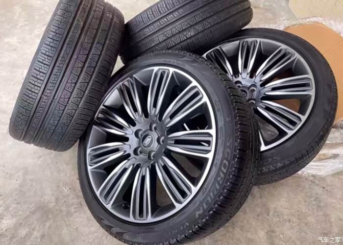 22寸路虎轮毂轮胎原厂正品轮毂钢圈配轮胎适配揽胜揽运发