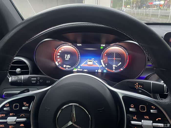 21款奔驰glc300l加装acc自适应巡航解放双脚出行