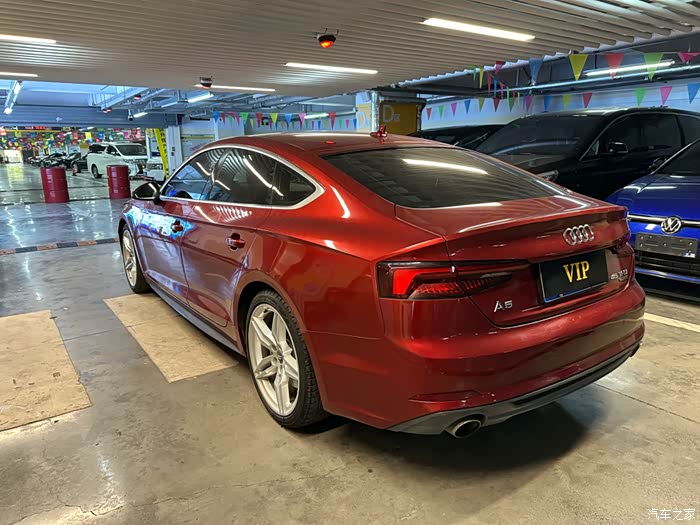 【图】18年上牌奥迪a5 45四驱运动版 精品 八万公里 指导价4_奥迪a5
