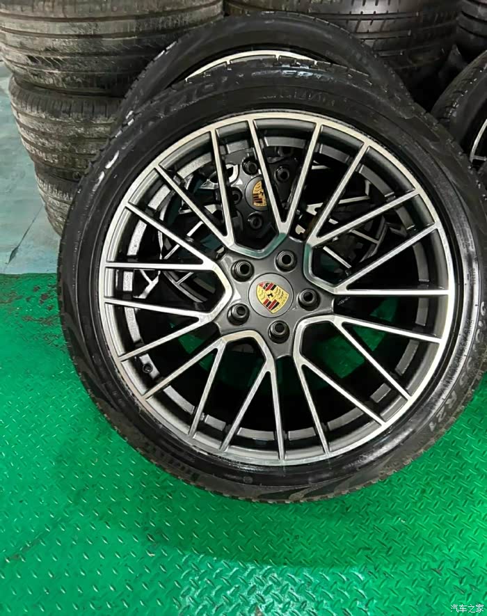 对对对一套保时捷21寸轮毂鸟巢21寸保时捷卡宴轮毂轮胎轮毂