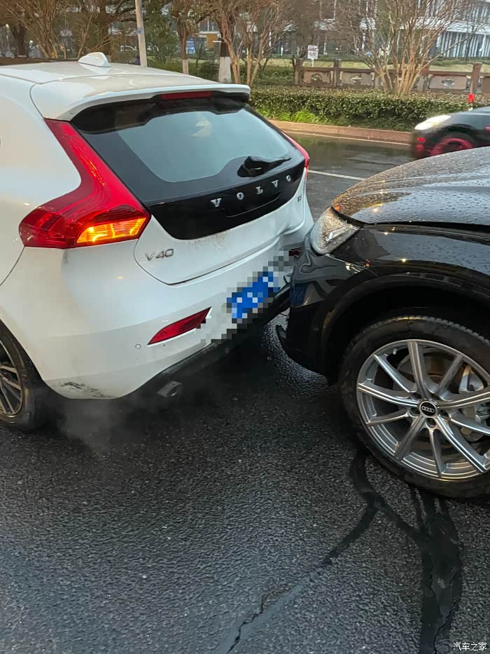 【图】q5l雨雪天气被追尾_奥迪q5/q5l论坛_汽车之家论坛