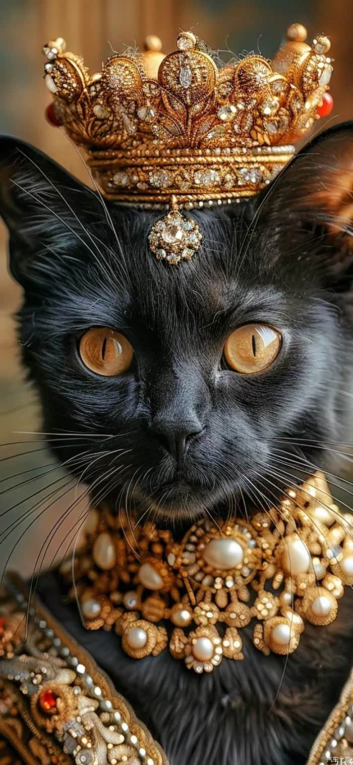 精彩ai画宫廷猫