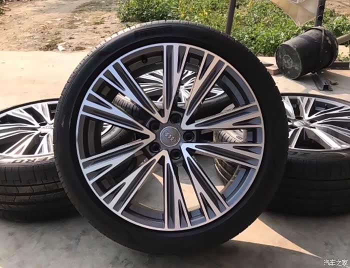 20寸奥迪a6轮毂轮胎精品套件喜欢的可以来