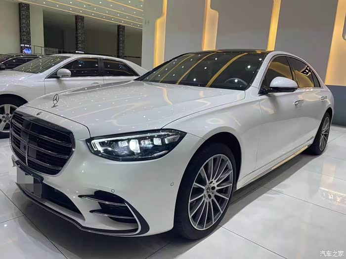 23年奔驰s450l四驱白外白内极品