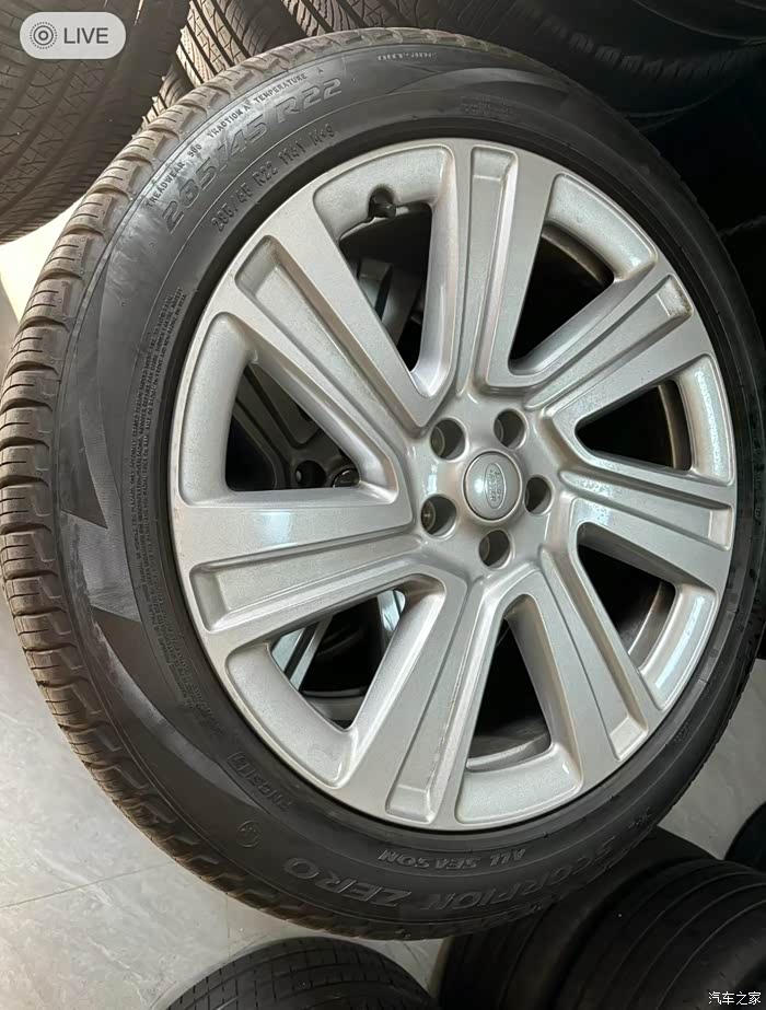 21寸路虎轮毂轮胎精品一套