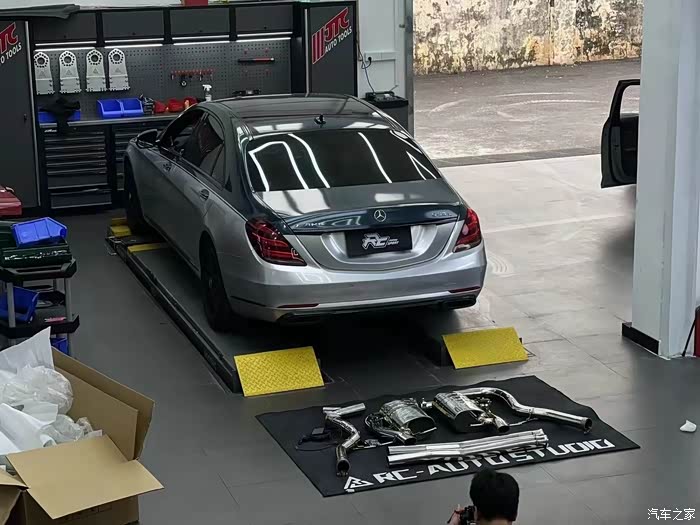奔驰s350一阶轮上提升100匹