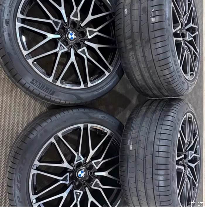 21寸宝马x6m雷霆版轮毂轮胎精品套件喜欢的可以来
