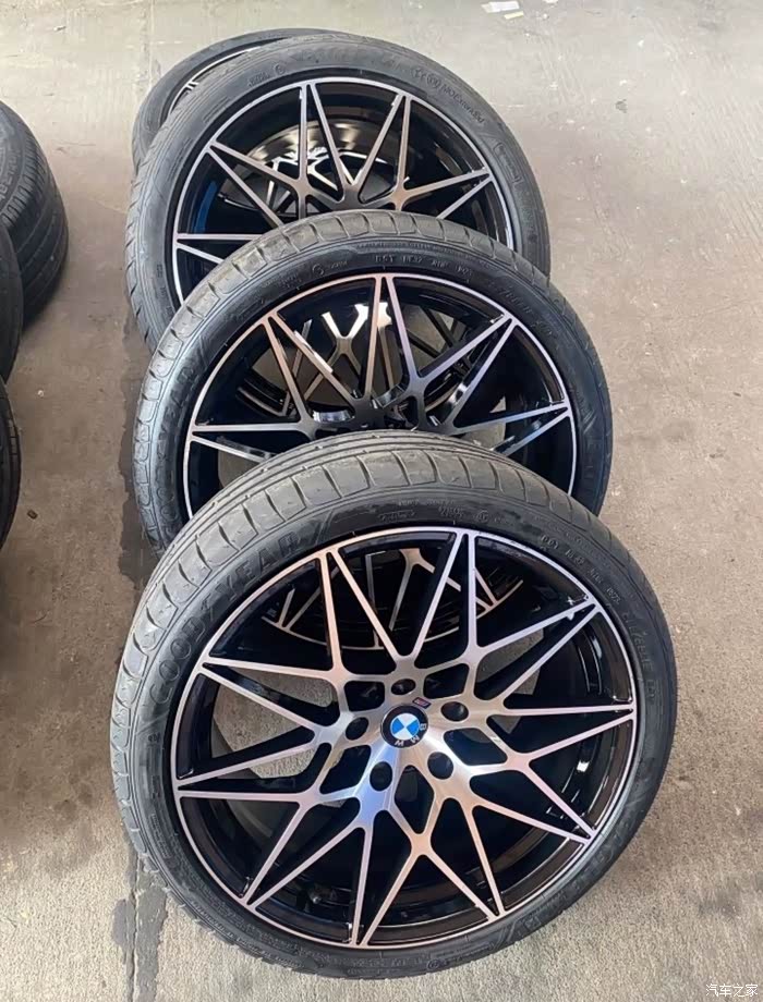19寸宝马5系鸟巢轮毂带胎,喜欢的来