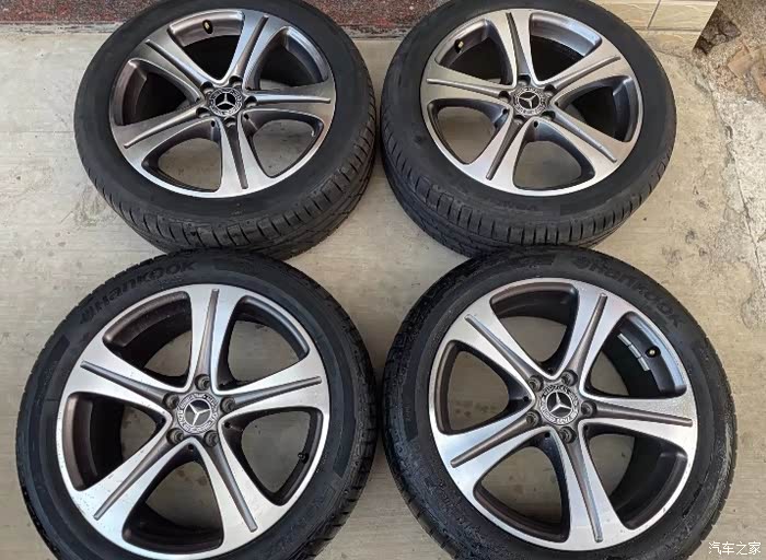 奔驰18寸e260轮毂带轮胎一起喜欢的来