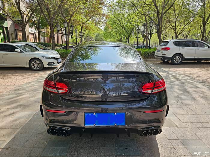 (个人出)20款奔驰amg c43 coupe轿跑车,稀有石