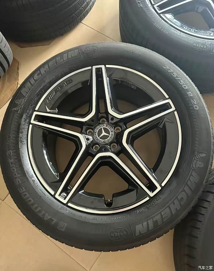 20寸奔驰gle轮毂轮胎精品套件喜欢的可以来