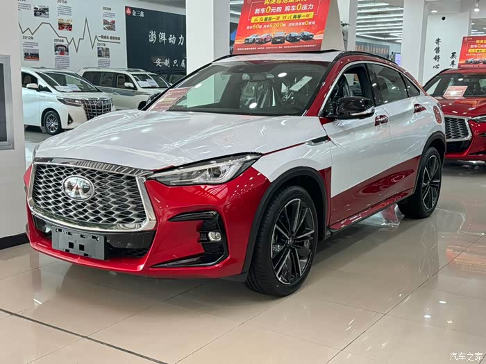 回来一板英菲尼迪qx55继续开卖飞全国