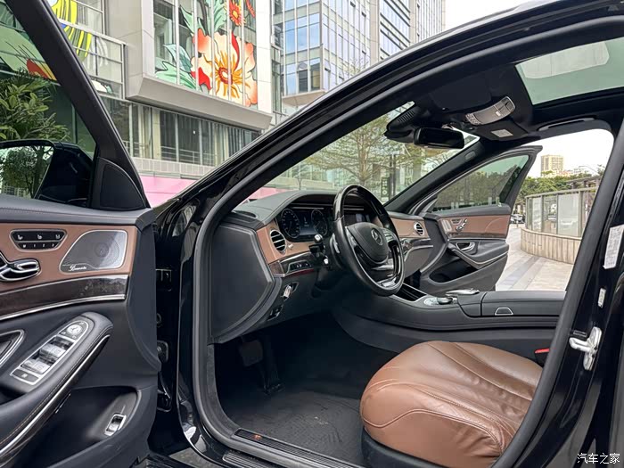 车主实拍个人出14款奔驰s400l豪华版15年上牌安全