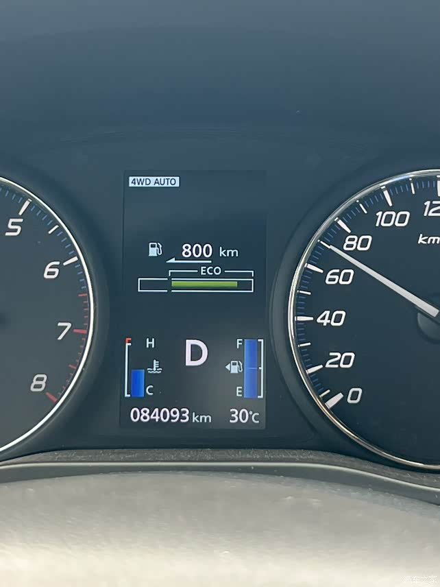 聊聊我的欧蓝德油耗表现 我的爱车是2.4四驱版,在市区油耗是