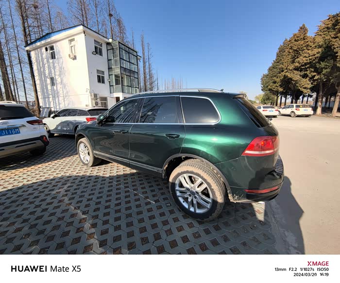 11双锁柴油途锐原厂英伦绿一手到我手实表21万底盘全车