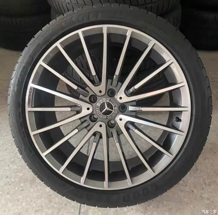 20寸奔驰s500原厂轮毂轮胎精品套件