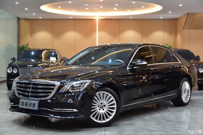 车主实拍19年9月奔驰s320l臻藏版全车原漆济南本地