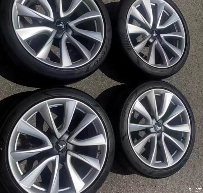 19寸特斯拉model3轮毂轮胎喜欢的看过来
