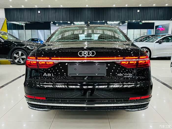 奥迪a855tfsi黑车棕内包牌包税转让