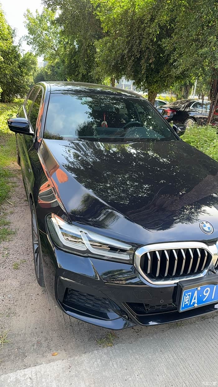 【图】个人出21年530领先 一面补漆 炭黑红内 0出险 带车衣5_宝马5系