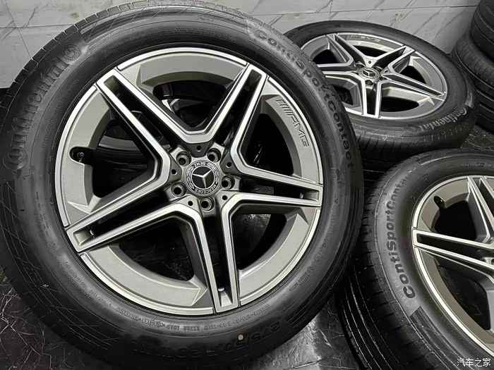 奔驰gle450刚拆下来的轮毂带轮胎原厂正品四个轮毂带轮