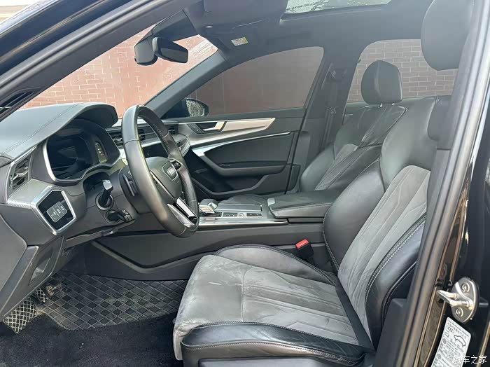 【图】21款21年奥迪a6l 黑色外观双拼内饰 升级最新款前脸 加_奥迪a6l