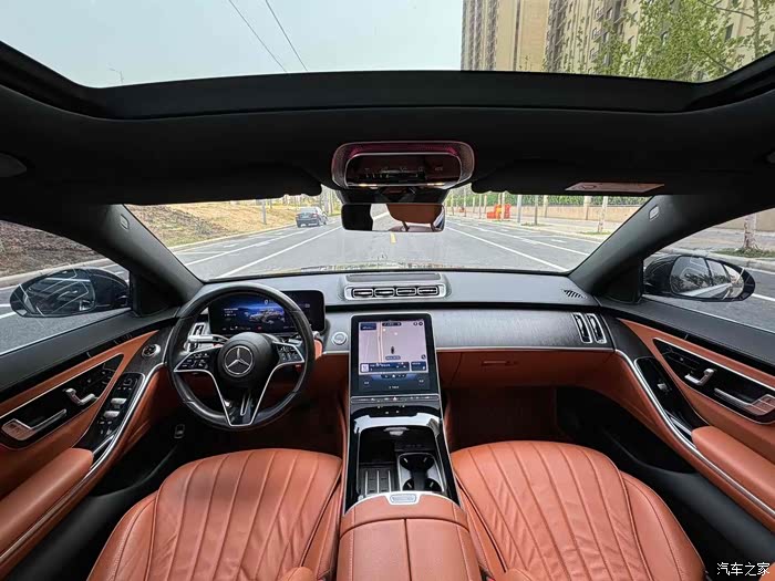 21款奔驰s400l商务型6万公里645喜欢速来