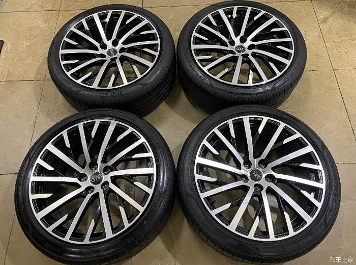 20寸奥迪a8原厂轮毂轮胎,有意向的约