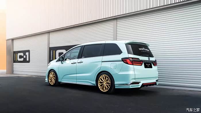 本田奥德赛外饰升级改装包围套件前唇后唇