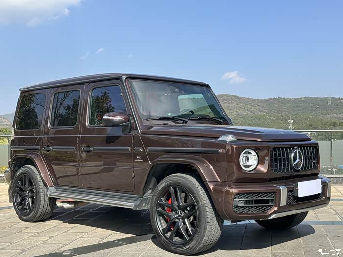 22年上牌奔驰g63美规原漆车况安全行驶一万公里车况精